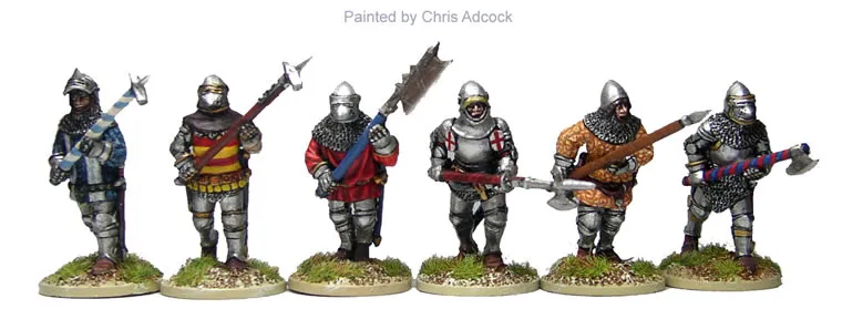 Perry Miniatures Agincourt AO3 hommes d'armes figurines métal