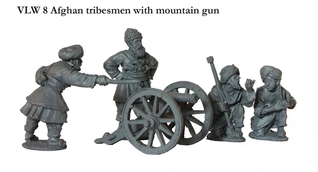 Perry Miniatures Victoria VLW 8 figurines afghans canon
