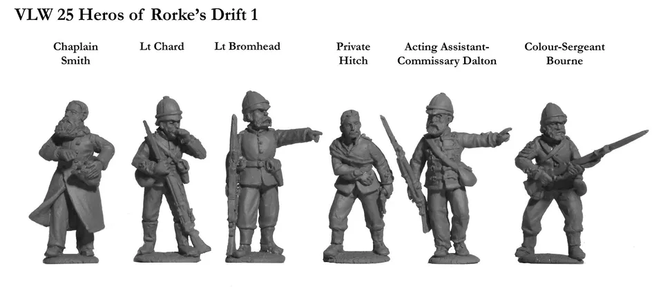 Perry Miniatures VLW 25 Rorke's Drift figurines héros 1