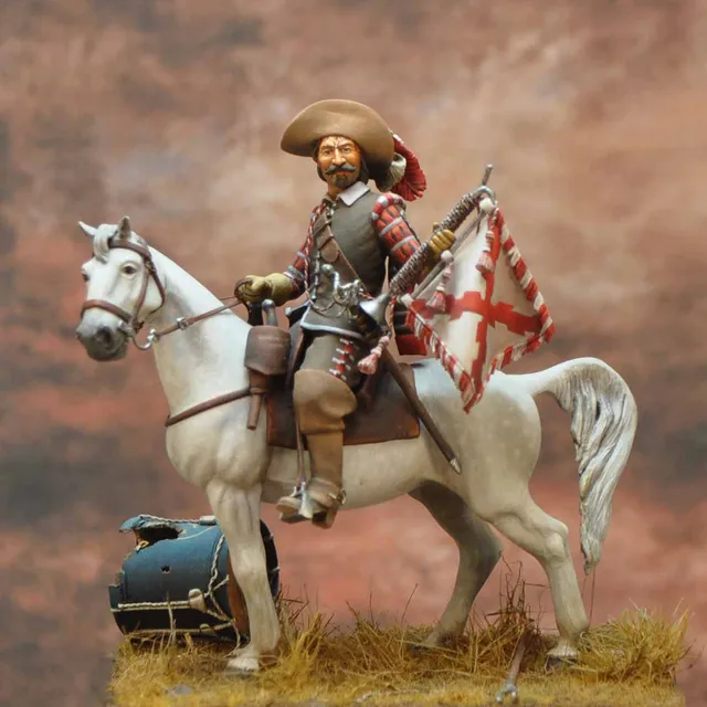 Art Girona Spanish Serie trompette guerre Trente Ans figurine