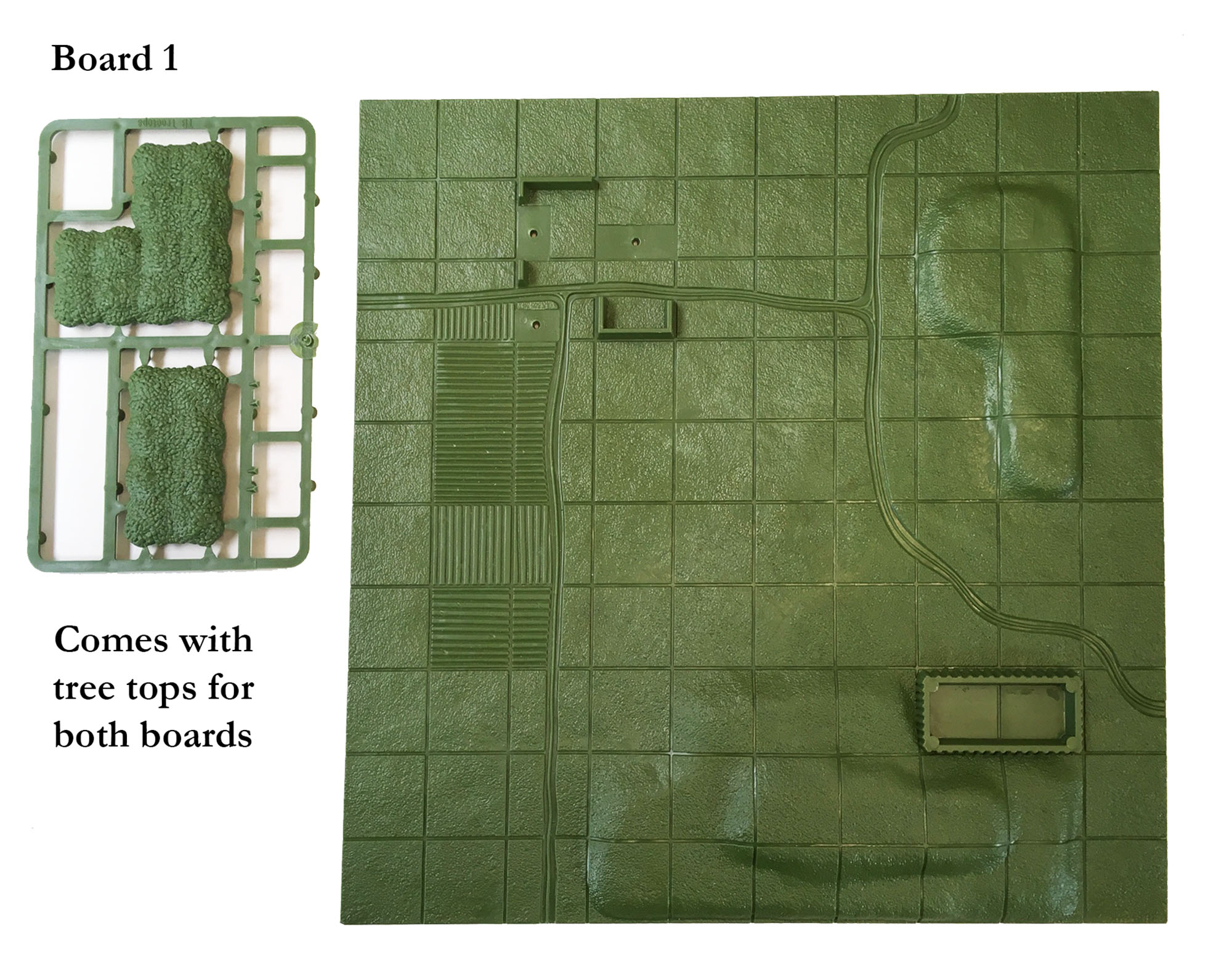 Perry Miniatures B 56 plateau TravelBattle Board 1 avec cimes d'arbres