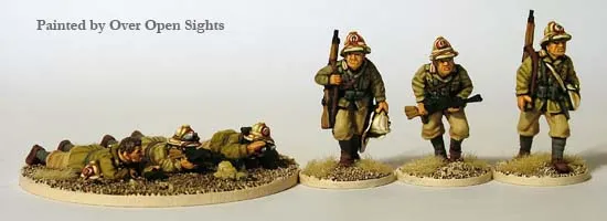 Perry Miniatures World War 2 ITWW 6 figurines mitrailleurs Breda 28mm