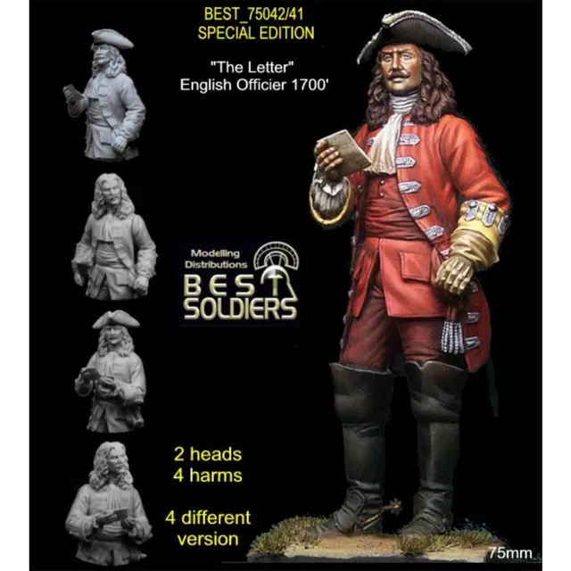 Art Girona Miniatures The Letter Officier 1700 figurine