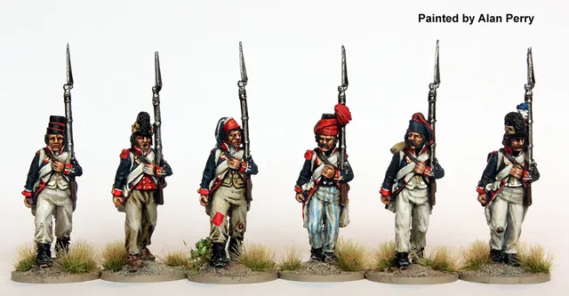 Perry Miniatures Revolutionary French REVF 8 figurines infanterie attaque