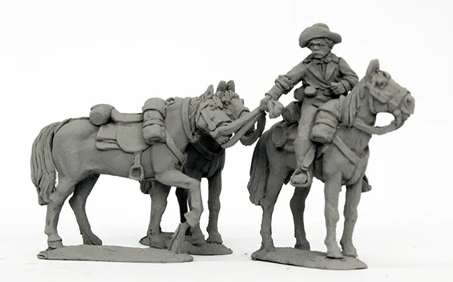 Perry Miniatures ACW 114 Confédérés chevaux figurines 28mm métal