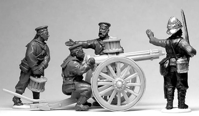 Perry Miniatures Colonial SB19 figurines canon Gatling