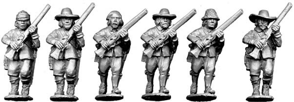 Perry English Civil War ECW10 mousquetaires figurines 28mm