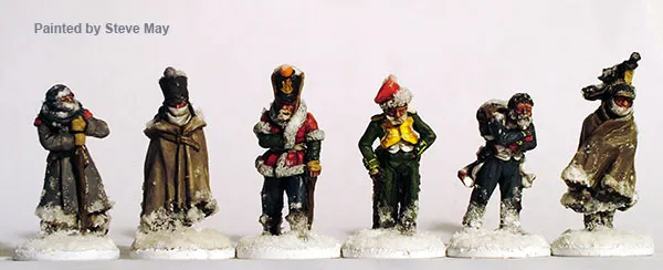 Perry Miniatures Napoleonic FN175 figurines traînards retraite Moscou 1812