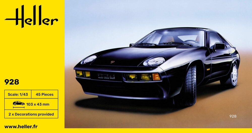 Heller The 9.99 Porsche 928 maquette voiture 1/43