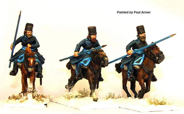 Perry Miniatures Napoleonic RN 44 cosaques figurines hiver galop
