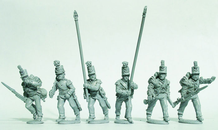 Perry Miniatures BH53 52nd Light Infantry command 28mm