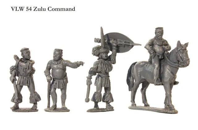Perry Miniatures VLW 54 Zulu command figurines métal
