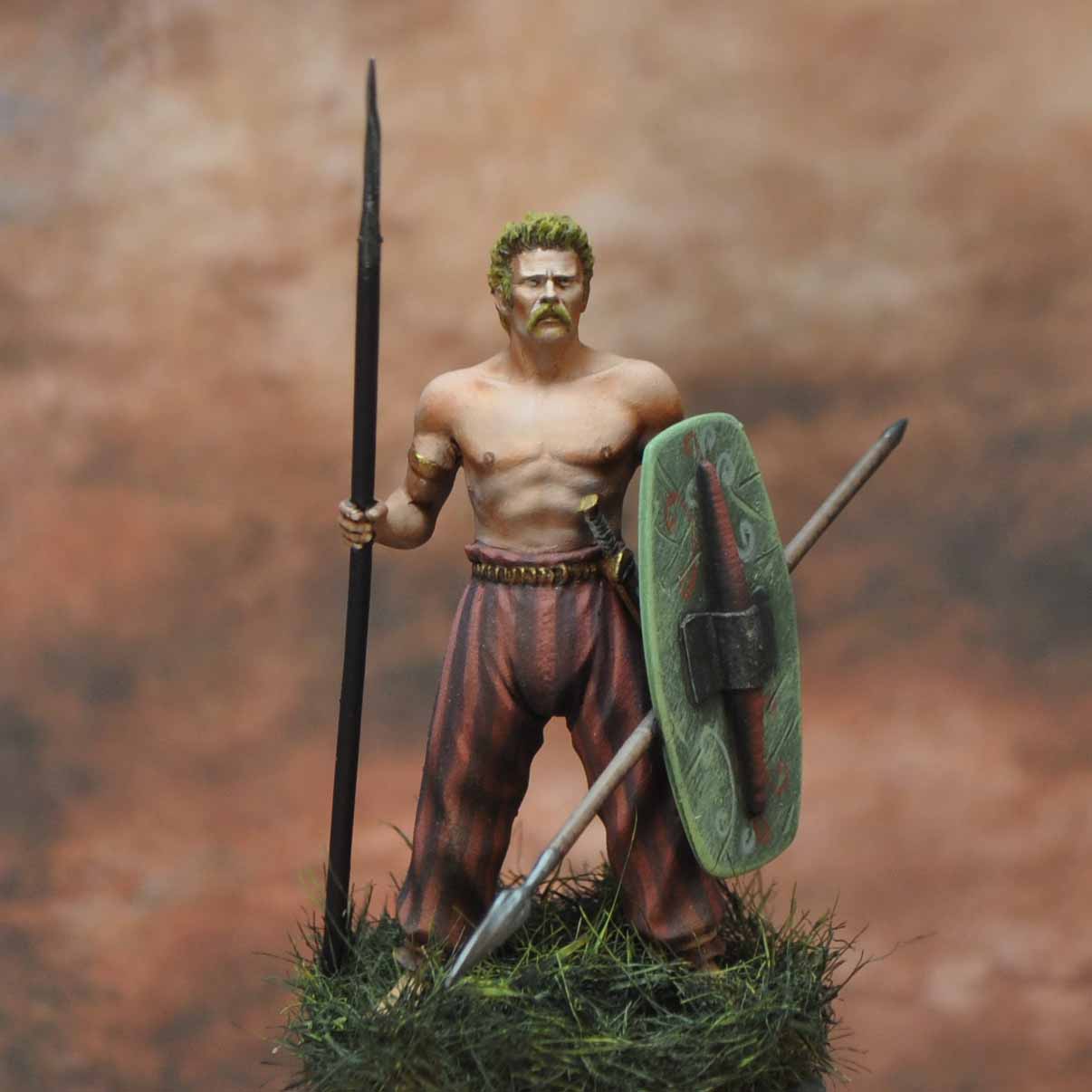 ART GIRONA International Serie Celtic Warrior figurine 54 mm