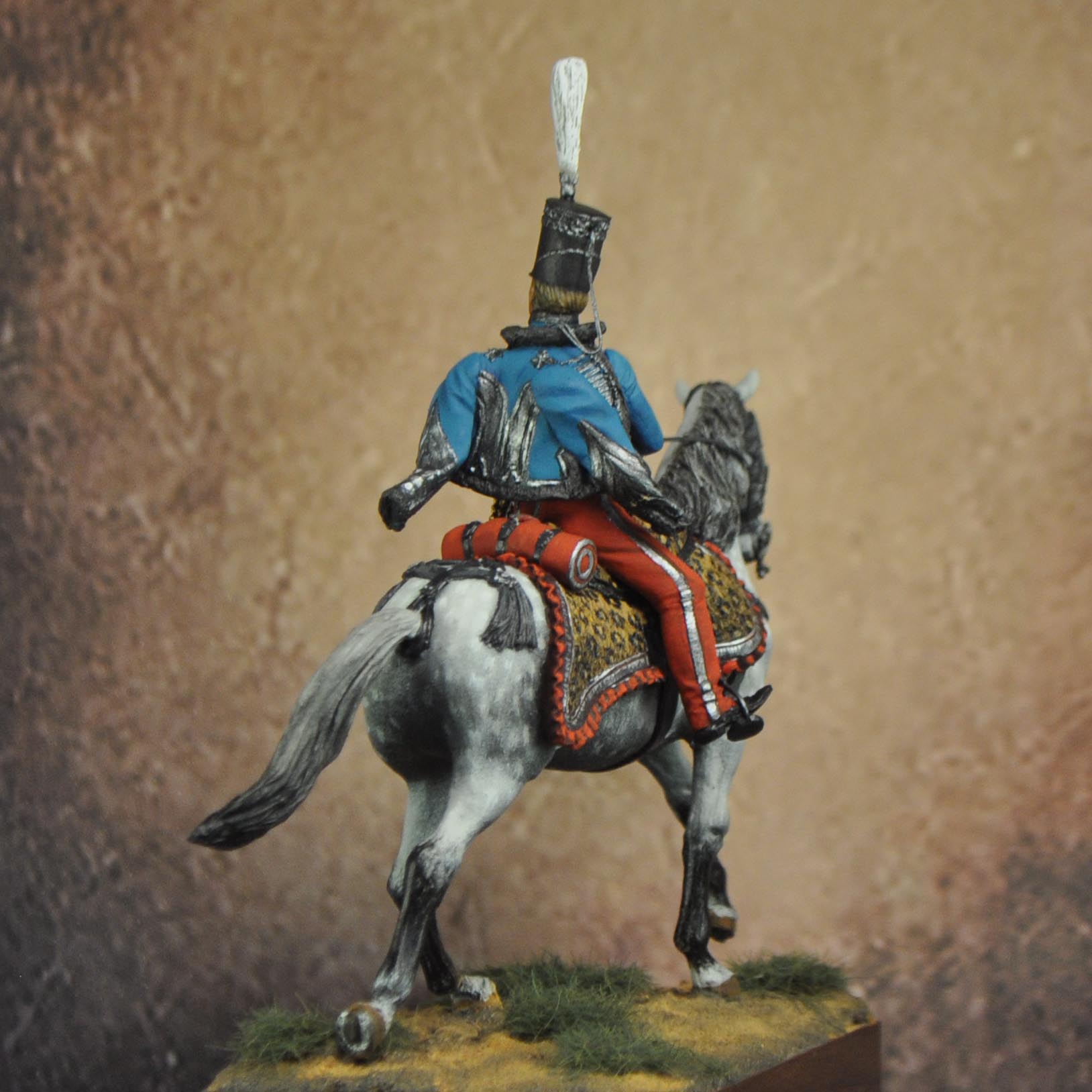 ART GIRONA Napoleonic Colonel Clary figurine hussard