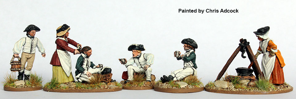 Perry AW 176 set campement indépendance figurines 28mm