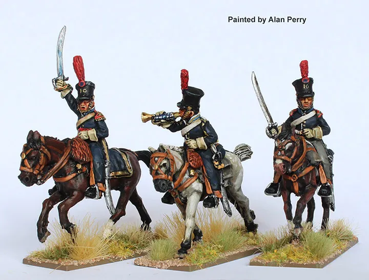 Perry Napoleonic PORT 19 figurine cavalerie légère au galop 1810-14