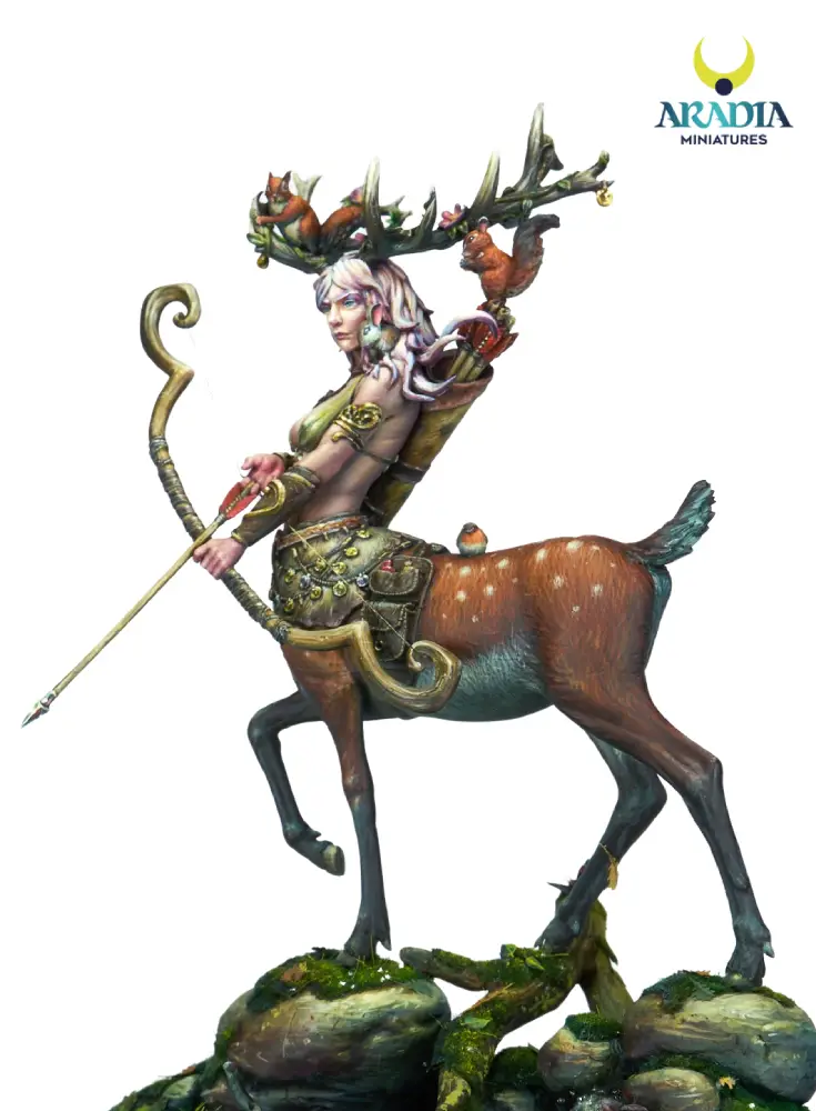 Aradia Classic Fantasy Diana Figurine résine chasseresse 75 mm