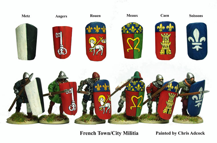 Perry Miniatures Agincourt AO20 Pavesiers figurines métal