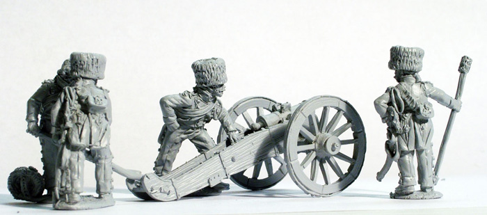 Perry FN134 artillerie garde figurines 28mm obusier 5,5
