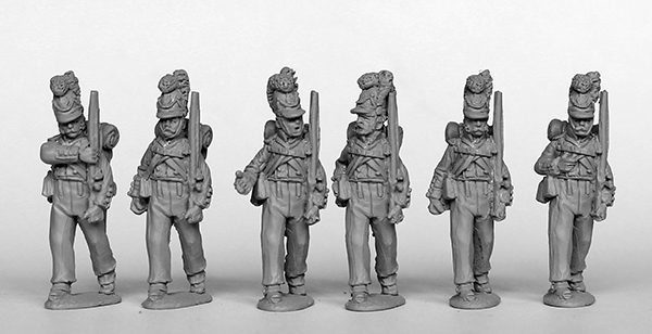 Perry Miniatures Napoleonic BAV 9 figurines Schuetzen en marche