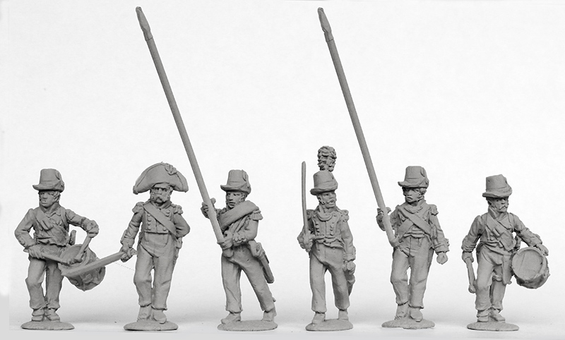 Perry SPA10 Légion catalane commandement figurines métal