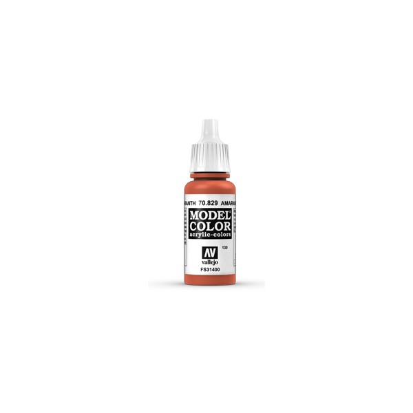 ART GIRONA Pinturas Rojo Amaranth peinture maquette rouge