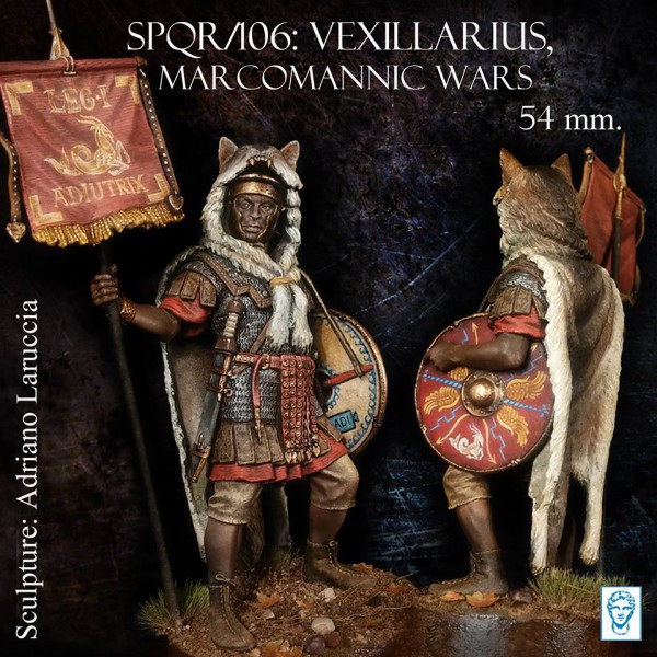 ART GIRONA Miniatures Roman Vexillarius figurine romain 54 mm