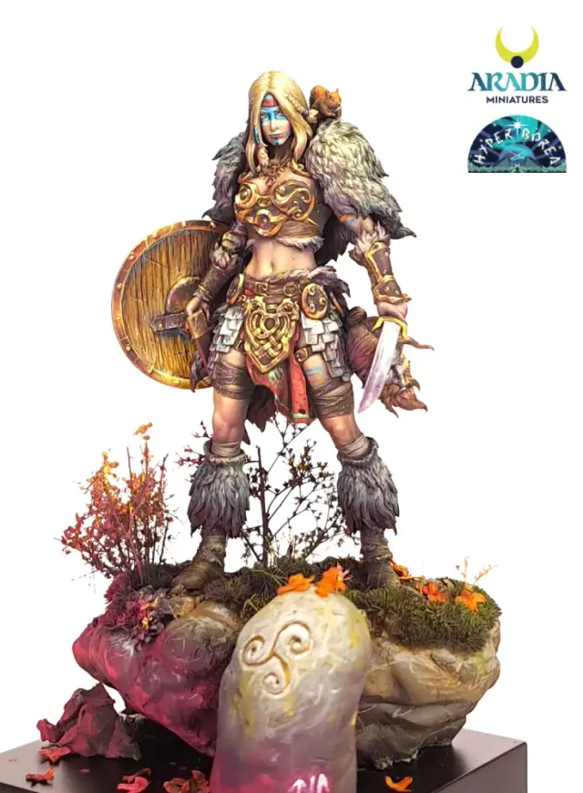 Aradia Minis Hyperborea Triskel figurine résine