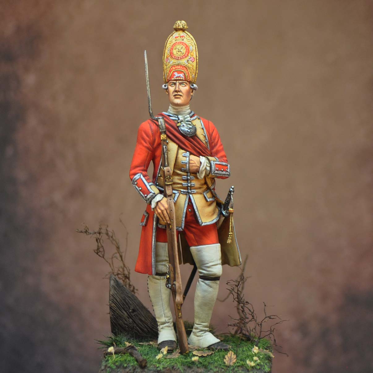 Art Girona 70mm Officer 3rd Regiment Grenadier 1751 figurine