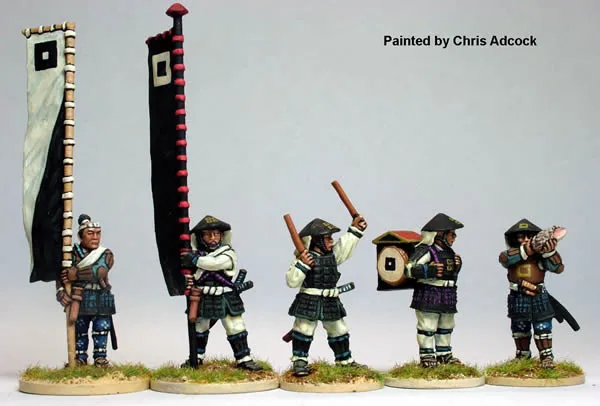 Perry Miniatures Samurai SAM6 figurines ashigaru 5 pièces