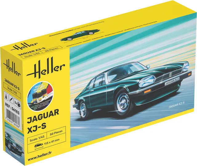 Heller Starter Kit Jaguar XJ-S maquette voiture 1/43 complète