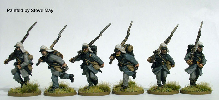 Perry Miniatures ACW56 Confederate Infantry figurines course
