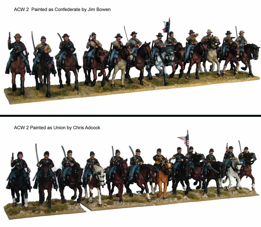 Perry ACW2 boîte 12 figurines Cavalerie Guerre de Sécession
