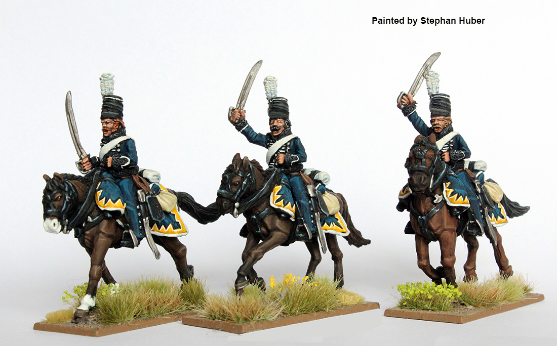 Perry Miniatures Napoleonic EP 35 Hussards figurines charge pelisse