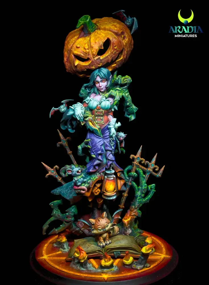 Aradia Classic Fantasy Morgourdana figurine résine sorcière