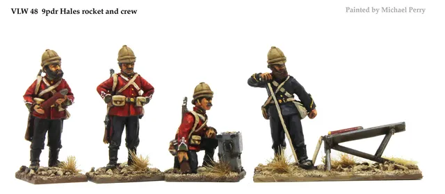 Perry Miniatures VLW 48 Hales 9pdr Rocket figurines guerre zouloue