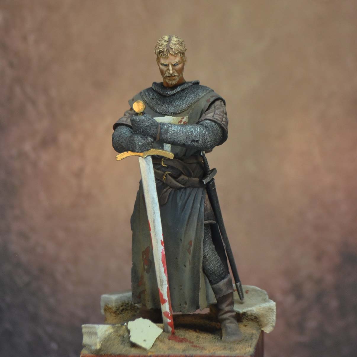 ART GIRONA 70mm Hospitaller Knight figurine XIIe siècle