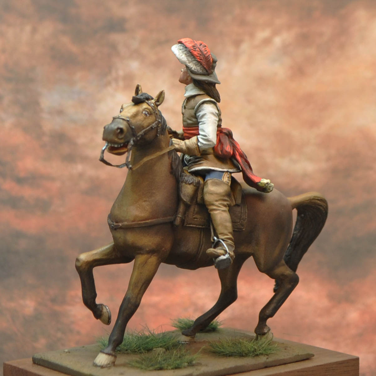 Art Girona General Serie Cavalier Bavarois 1618-48 figurine