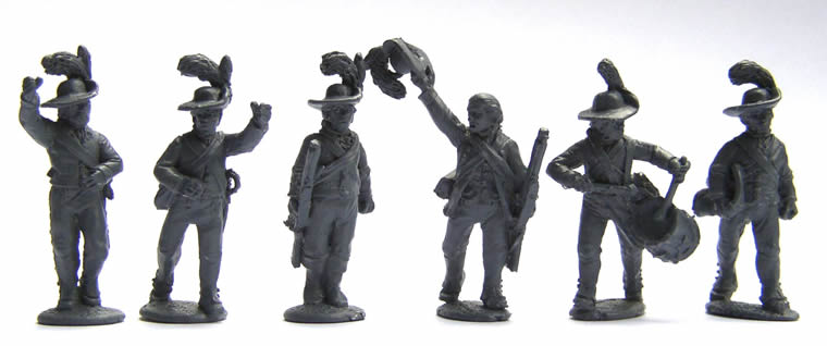 Perry Miniatures AW48 British Infantry Command figurines 28 mm slouch