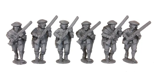 Perry Miniatures SW6 mousquetaires avançant guerre civile 28mm