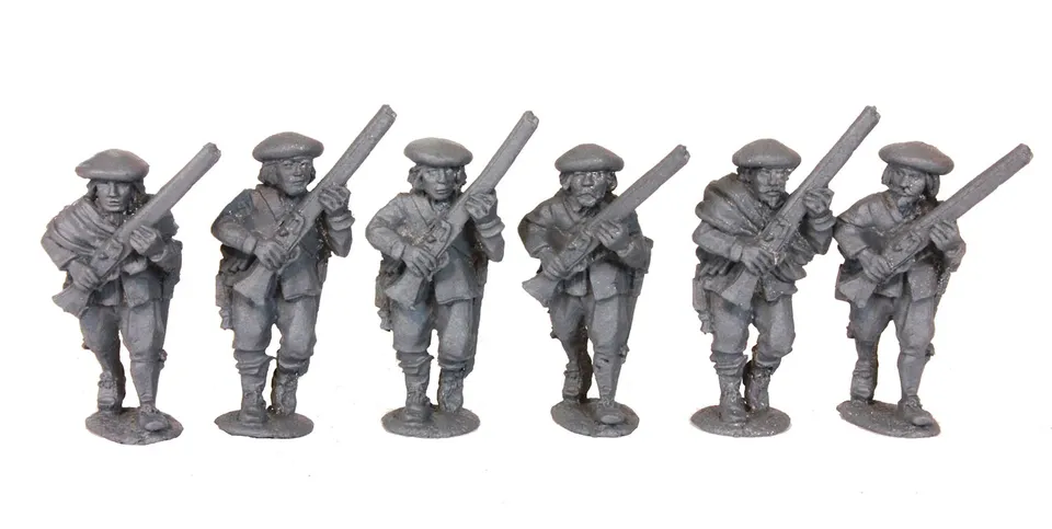 Perry Miniatures SW6 mousquetaires avançant guerre civile 28mm