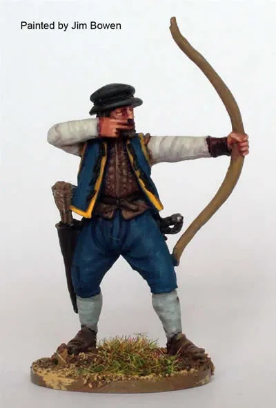 Perry Miniatures 40mm BR18 figurine archer qui tire