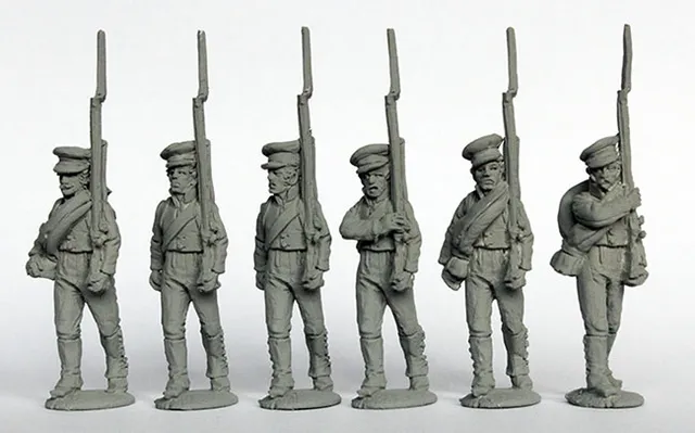 Perry PN 53 réservistes marche figurines métal 28mm