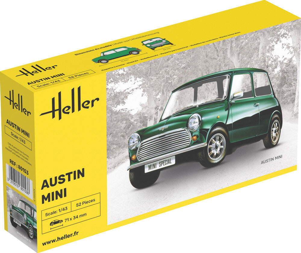 Heller 9.99 Mini 1/43 maquette voiture britannique