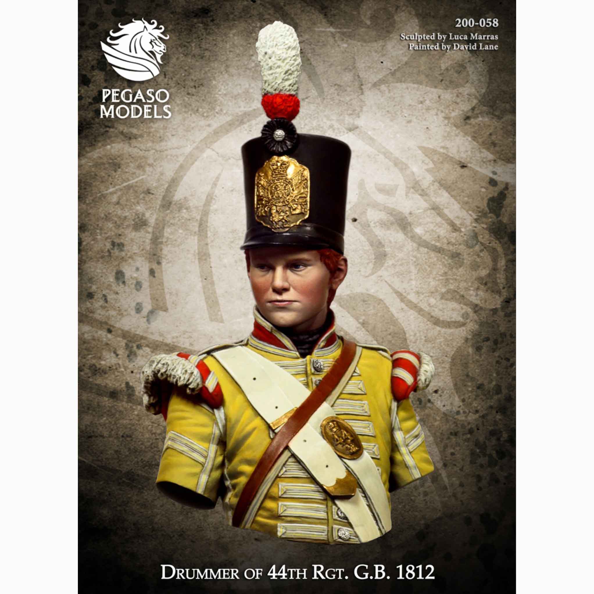 ART GIRONA Miniatures Drummer 44th Rgt 1812 figurine tambour