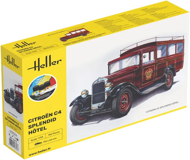 Heller Starter Kit Citroen C4 maquette voiture 1/24 hôtel