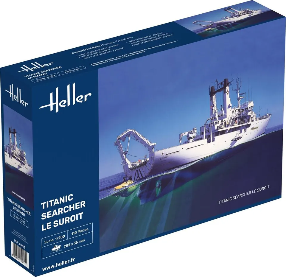 Heller Titanic Searcher Le Suroît 1/200 maquette bateau recherche