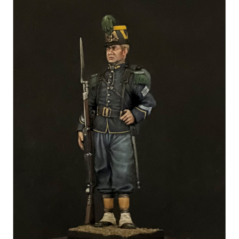 Art Girona Miniatures Sous officier Chasseurs 1860 figurine