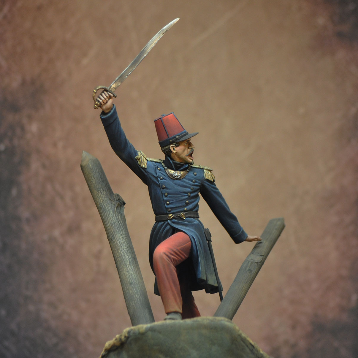 ART GIRONA 70mm Officier Légion Étrangère Juin 1837 figurine 70mm