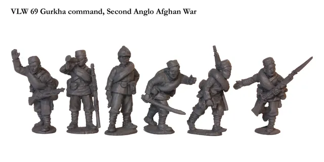 Perry Miniatures VLW 69 figurines commandement Gurkha
